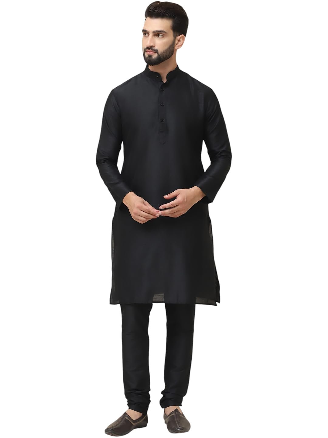 SOJANYA Men's Dupion Silk Solid (Since 1958 Kurta Set & mens t shirts