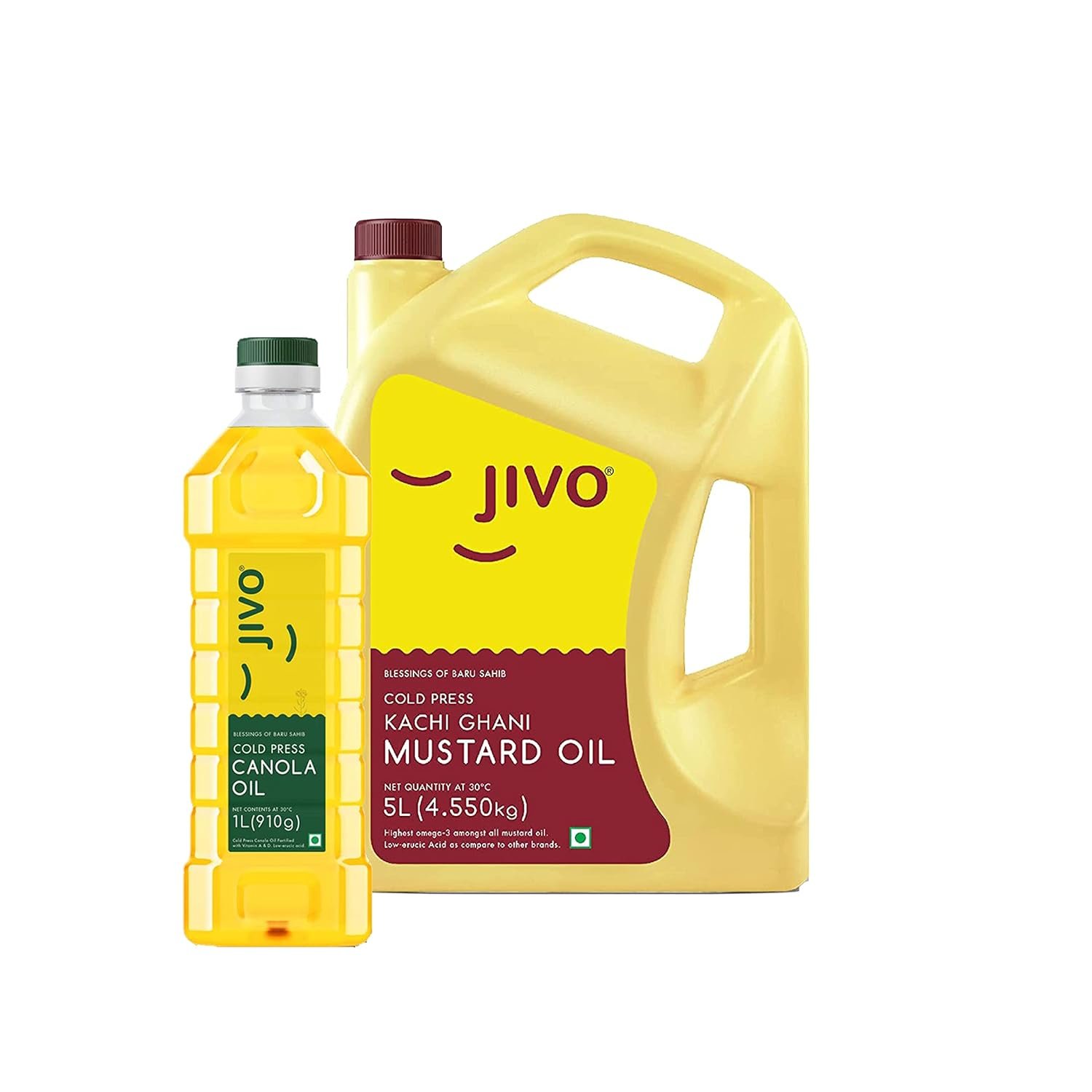 Jivo Premium Cold Pressed Kachi Ghani Pure Mustard Oil 5 baFortune Premium Kachi Ghani Pure Mustard Oil 1 L