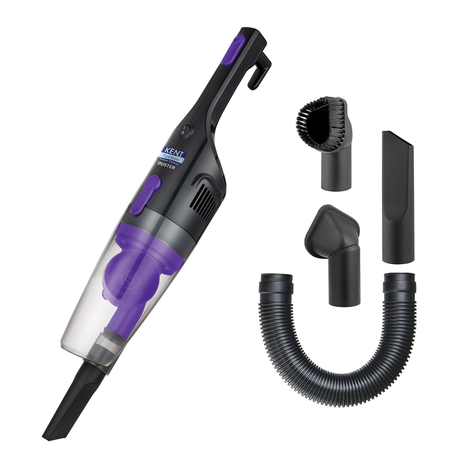 KENT Duster Vacuum Cleaner 600 W with HEPA Filter and car vacuum cleaner
