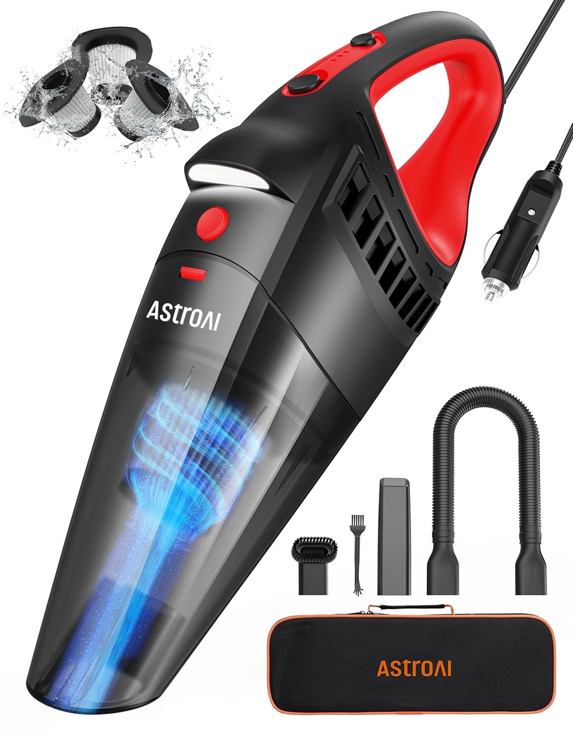 AstroAI Car Vacuum Cleaner with 1 Year Warranty, Portable Handheld car vacuum cleaner
