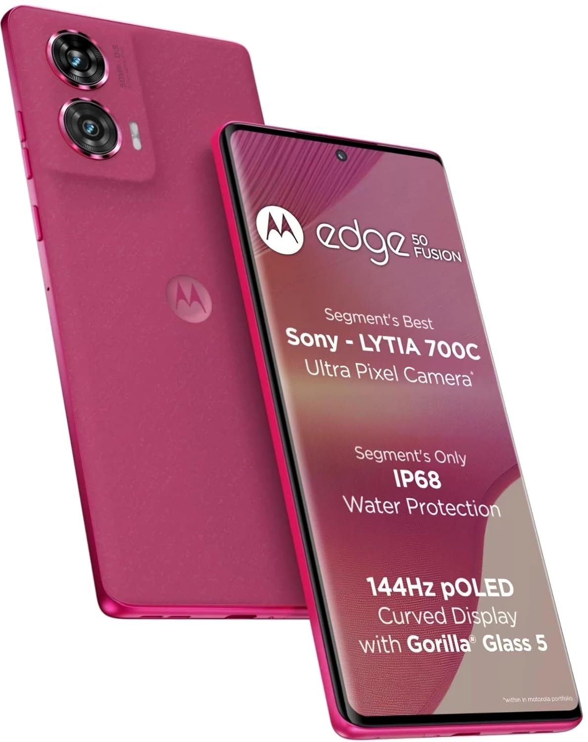 Motorola Edge 50 Fusion 5G (Hot Pink, 12GB RAM, 256GB Mobile Phones