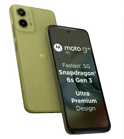 Motorola g45 5G (Pantone Moss, 128 GB) (8 GB RAM) Mobile Phones