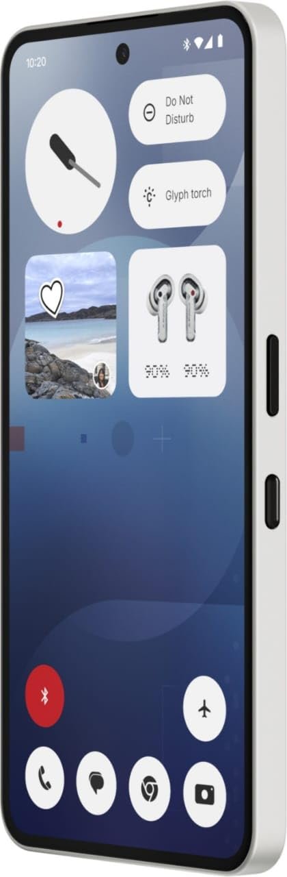 Nothing Phone (3a) 5G (8GB RAM + 128GB Storage) (White) Mobile Phones