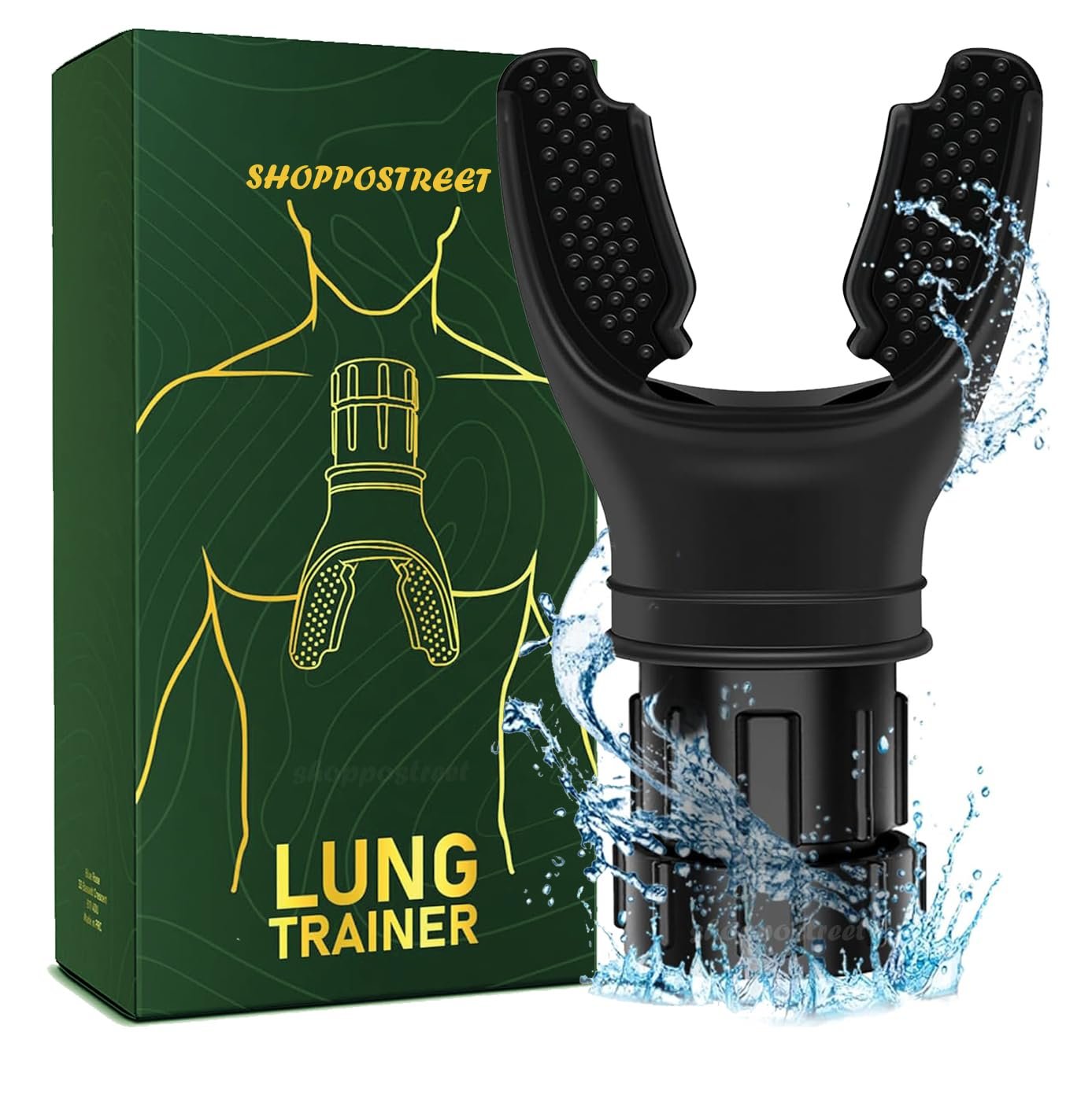 SHOPPOSTREET Breathing Trainer, Respiratory Muscle Trainer, Improve Breathing Ability, Lung Sports and fitness equipment