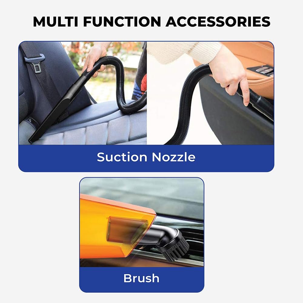 myTVS High-Power Car Vacuum Cleaner | 100W Powerful Suction | car vacuum cleaner