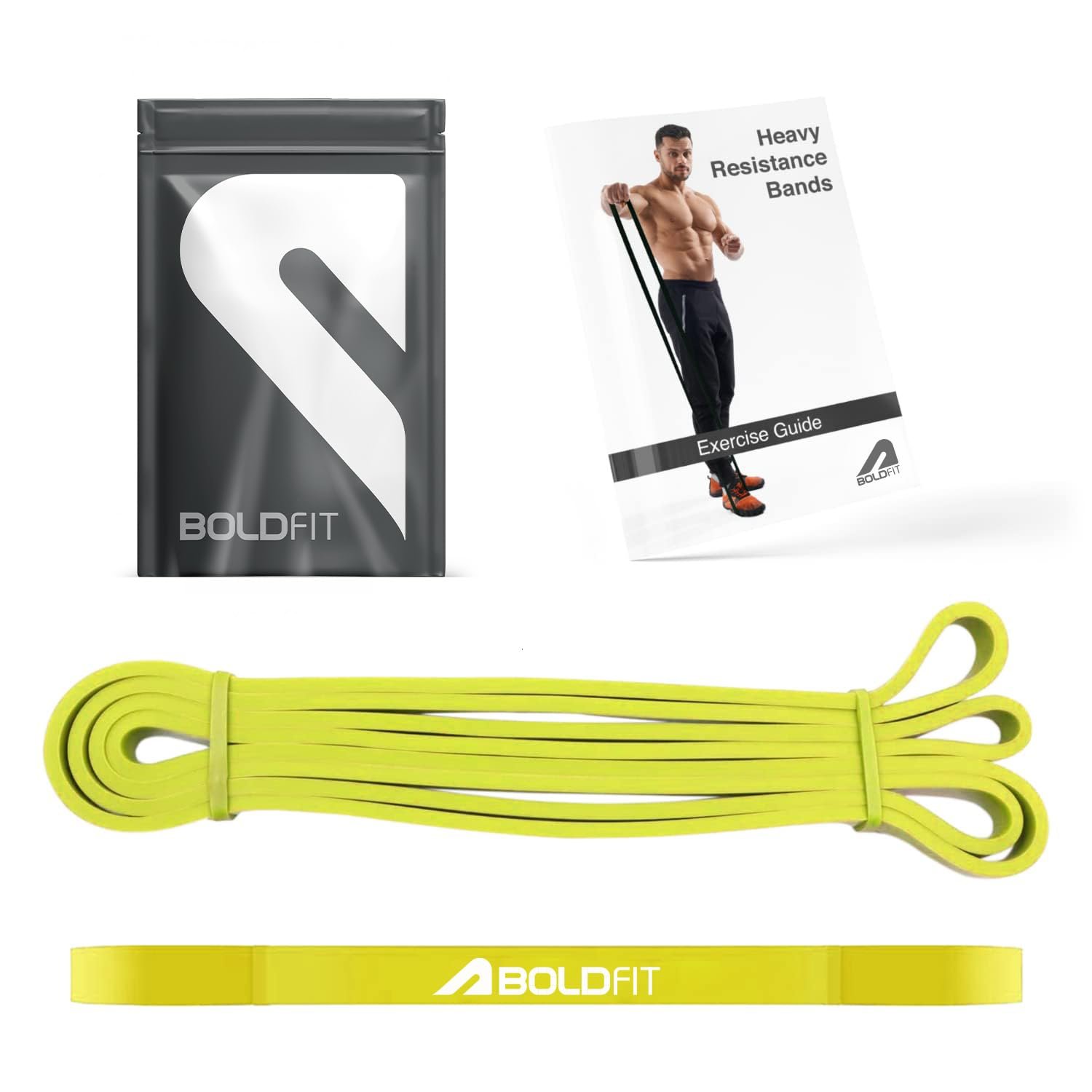 Boldfit Heavy Resistance Band for Exercise & Stretching, Pull Up Sports and fitness equipment