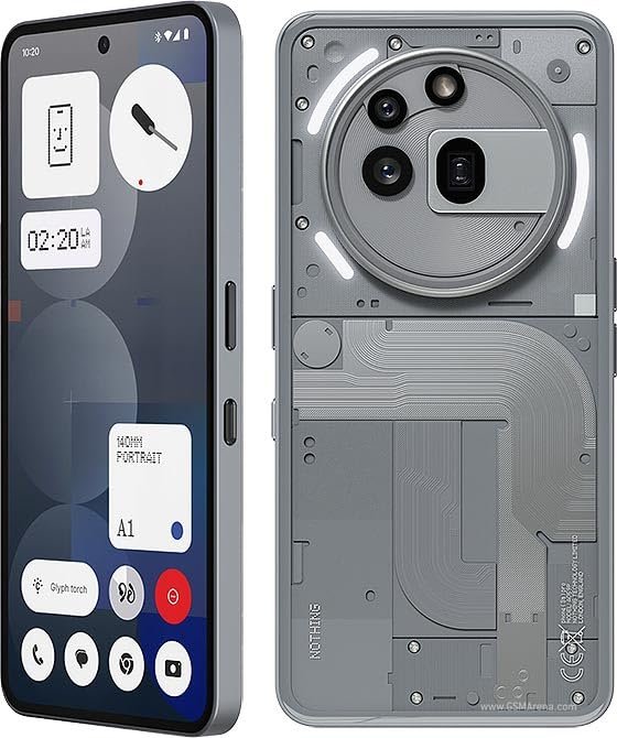 Nothing Phone (3a) Pro 5G (Grey, 12GB RAM + 256GB Mobile Phones