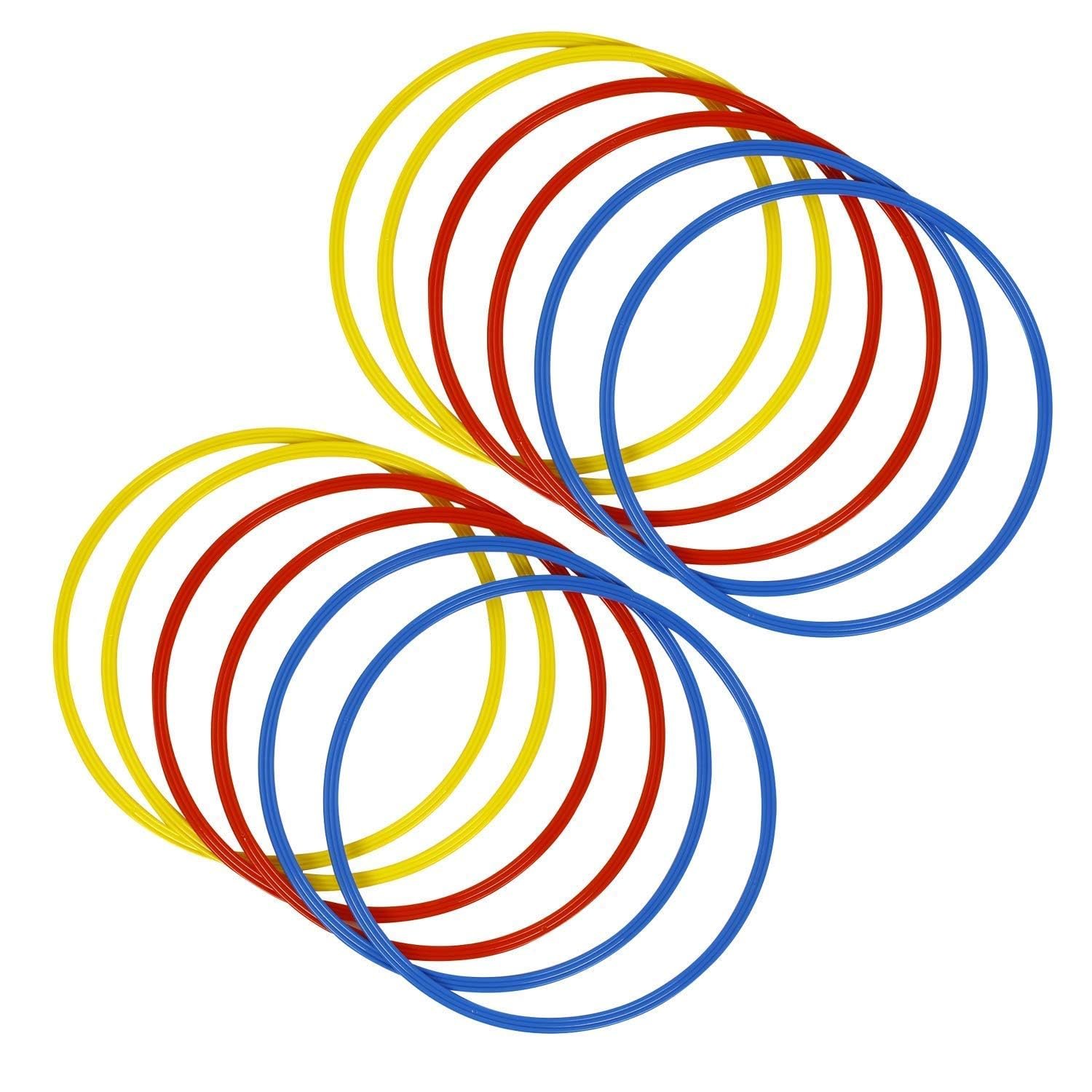 Krishna Enterprises Agility & Speed Training Flat Gymnastics Rings – Sports and fitness equipment