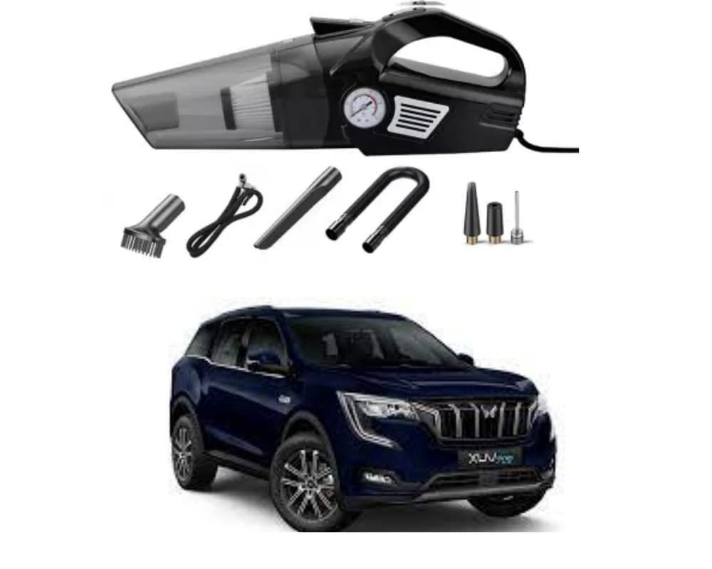 Oshotto 3-in-1 Tire Inflator Portable Car Vacuum Cleaner, with Tire car vacuum cleaner