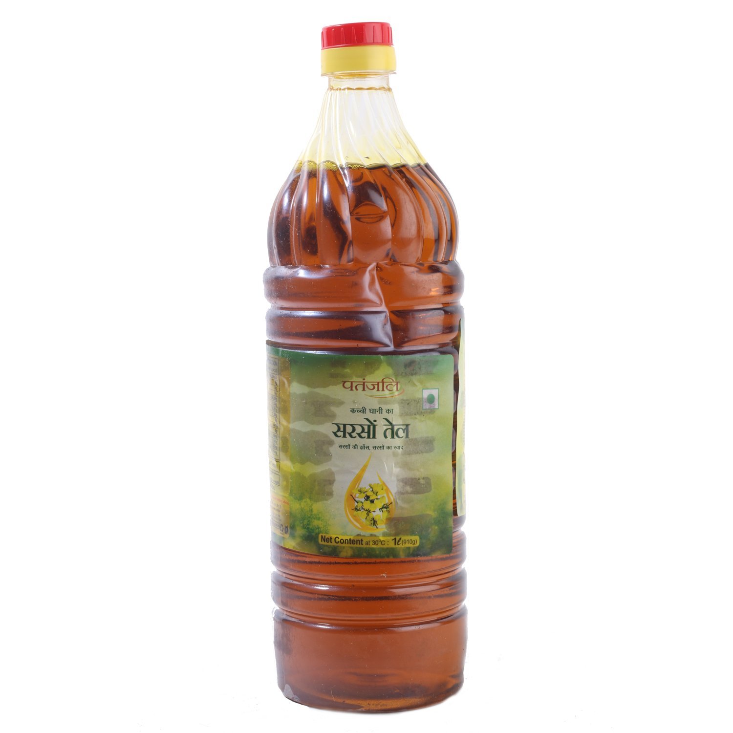 Patanjali Oil - Kachi Ghani Mustard, 1L Bottle baFortune Premium Kachi Ghani Pure Mustard Oil 1 L