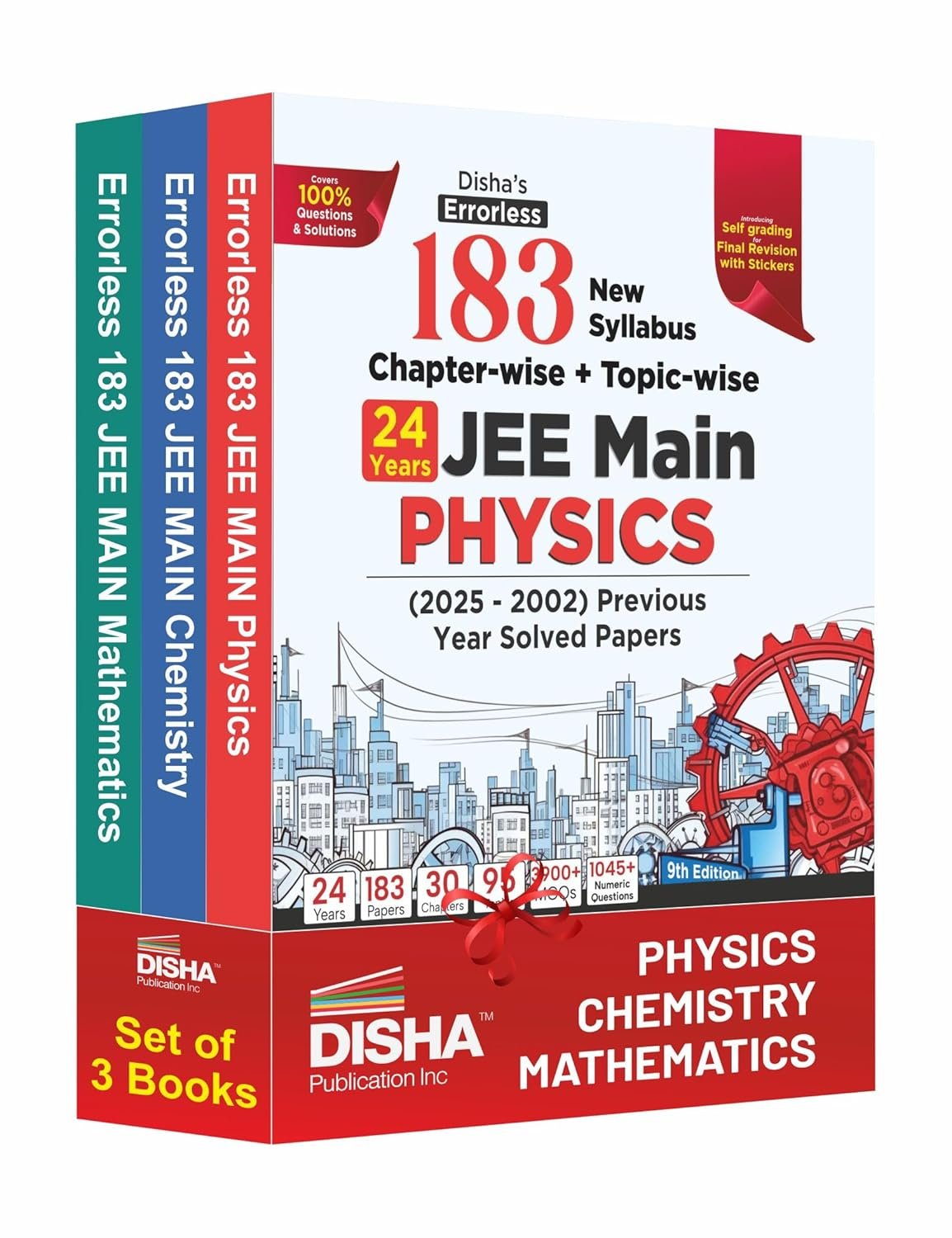 Disha's 183 New Syllabus Chapter-wise & Topic-wise JEE Main Physics, competitive exam books