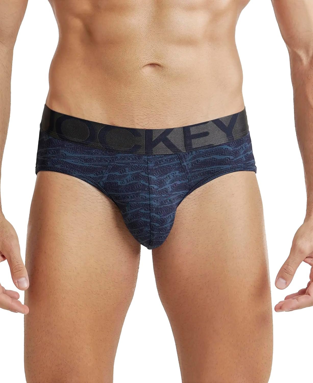Jockey IC29 Men's Tactel Microfiber Elastane Stretch Printed Brief with mens t shirts
