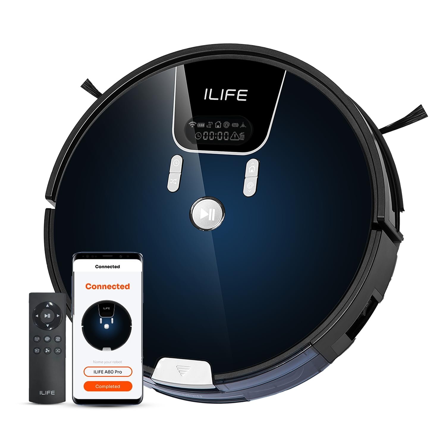 ILIFE A80 Pro Robotic Vacuum and Mop, Honeycomb Dust Tank, robotic vacuum cleaner