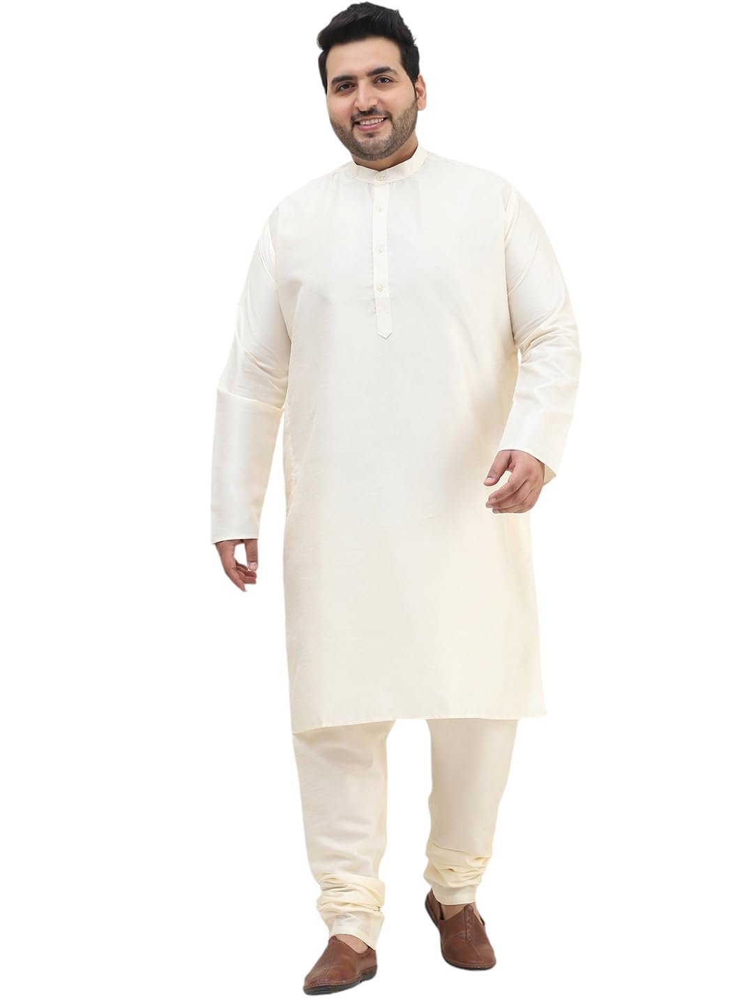SOJANYA PLUS (Since 1958) Men's Dupion Silk Kurta and Churidaar mens t shirts