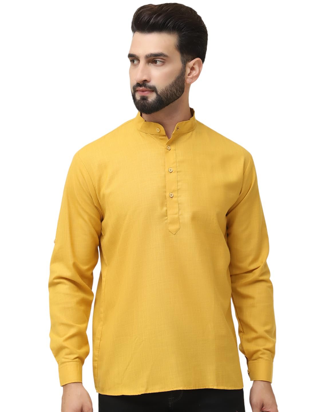 SOJANYA (Since 1958 Men's Pure Cotton Grey Designer ONLY Long mens t shirts