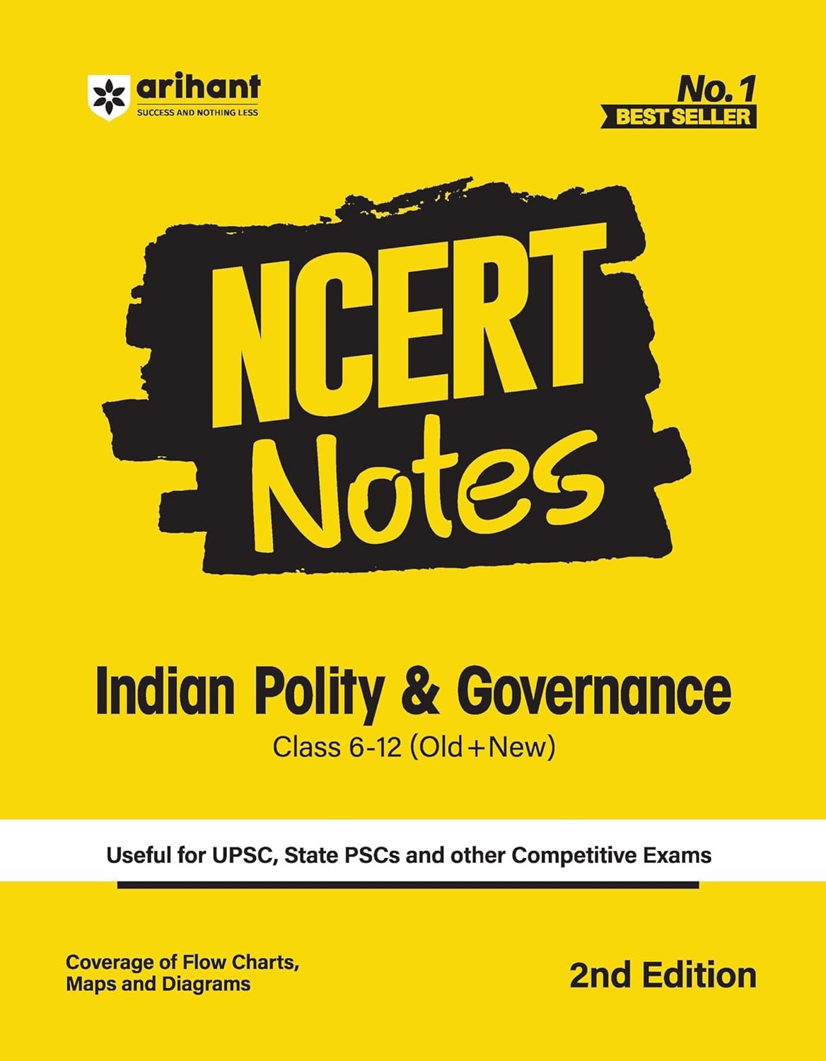 Arihant NCERT Notes Indian Polity and Governance for Class 6-12 competitive exam books