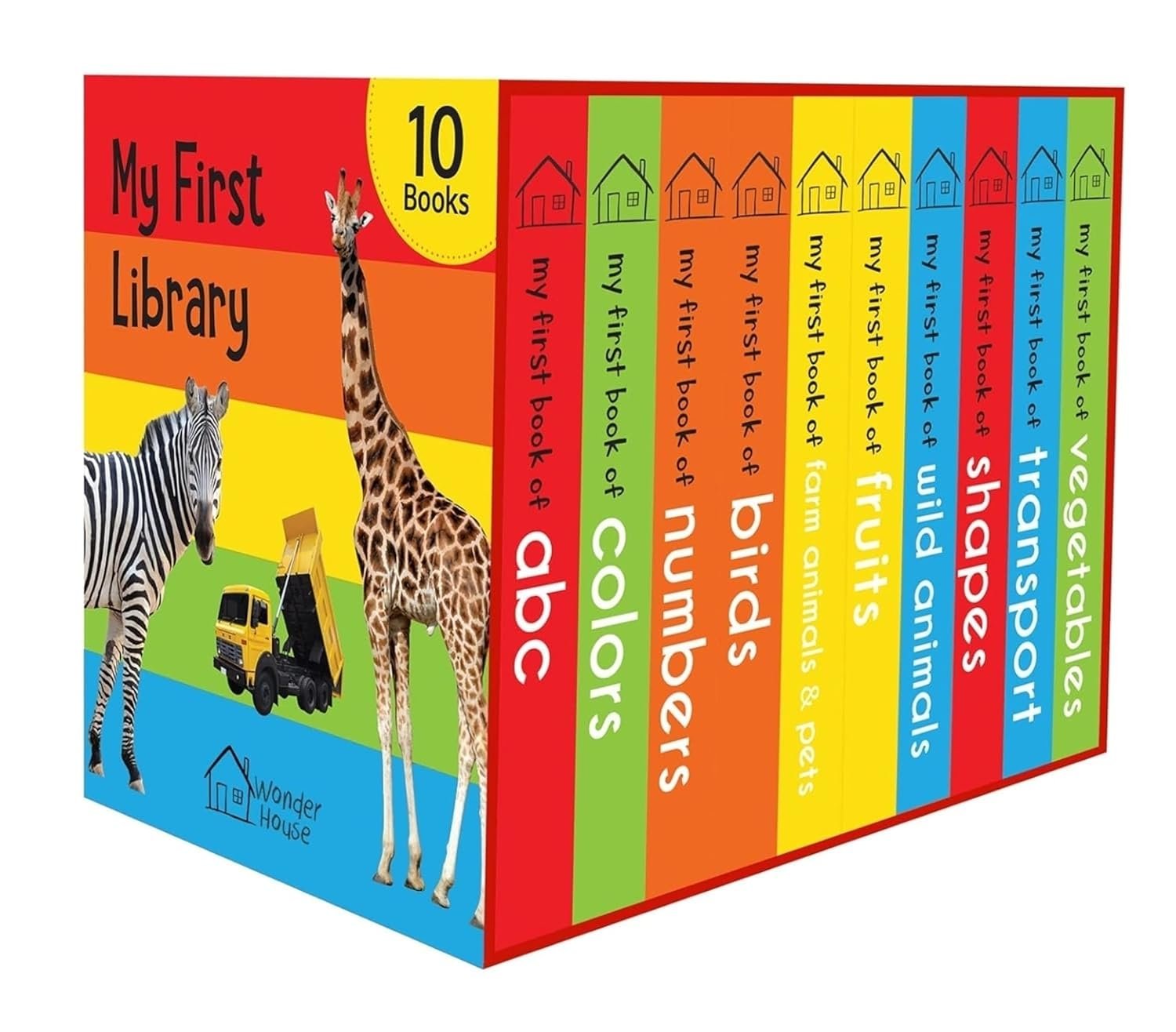 My First Library: Boxset of 10 Board Books for Kids spoken english course