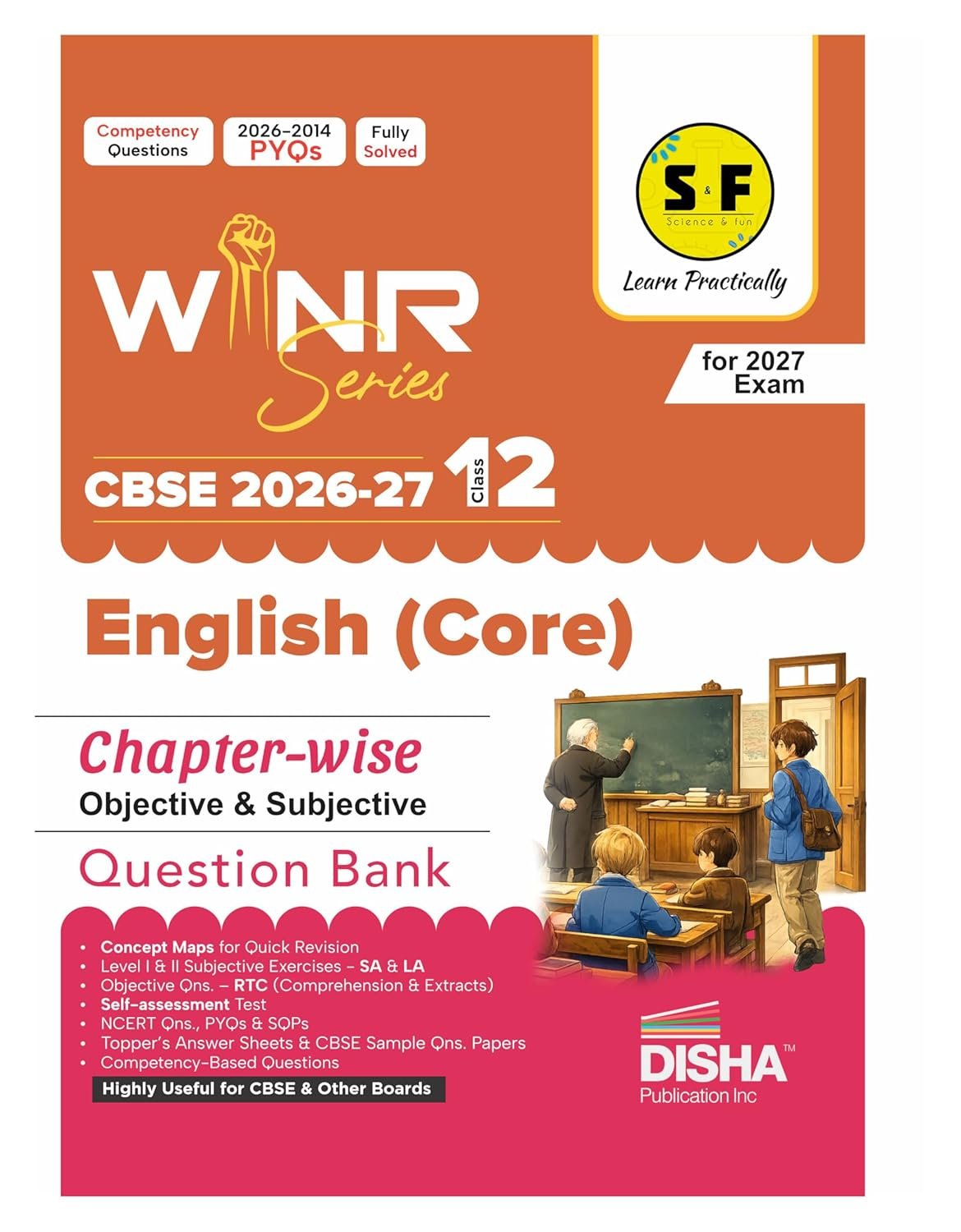 WINR Series CBSE 2026-27 Class 12 English Core Chapter-wise Objective spoken english course