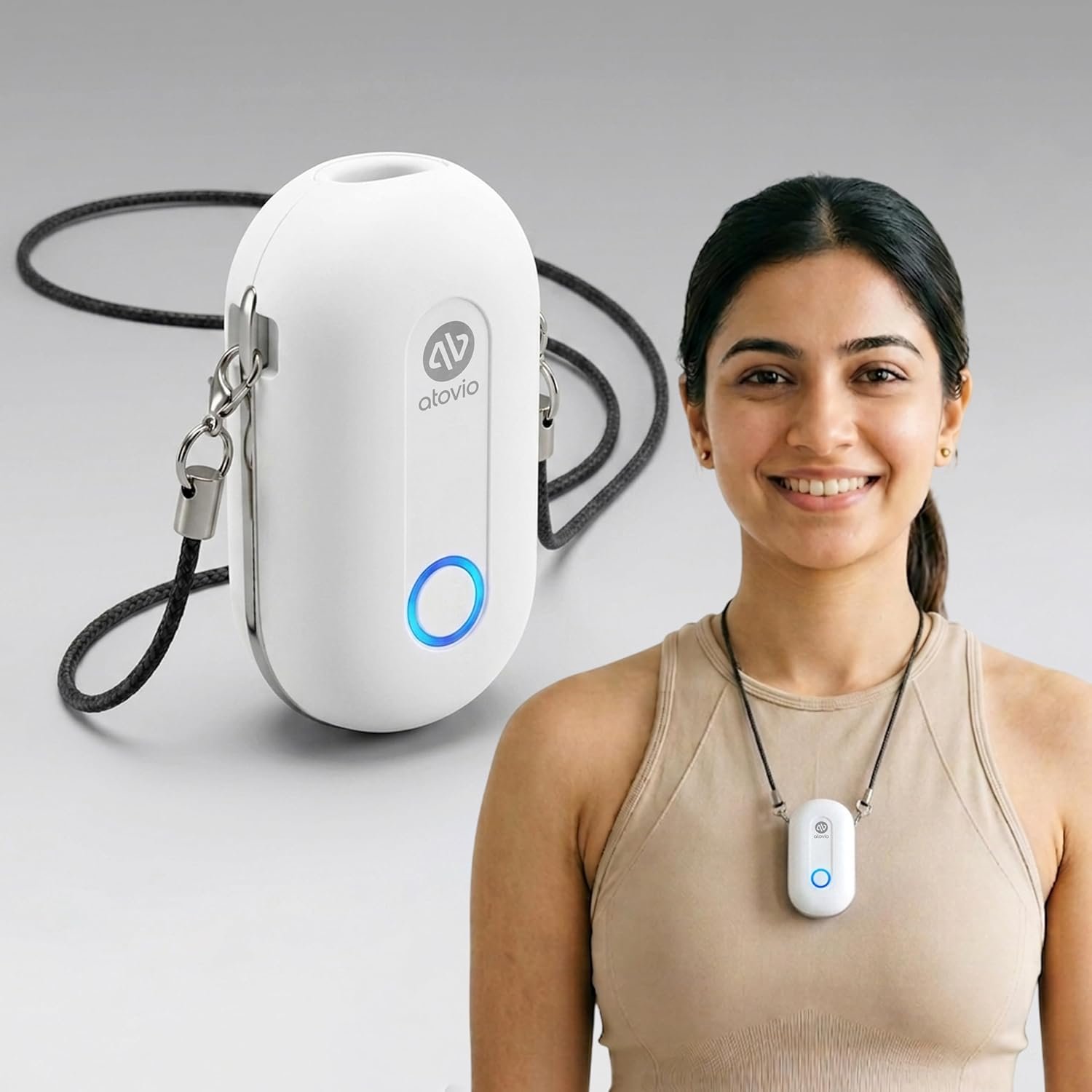 Atovio Wearable & Portable Filterless Air Purifier | TESTED AT car air purifier