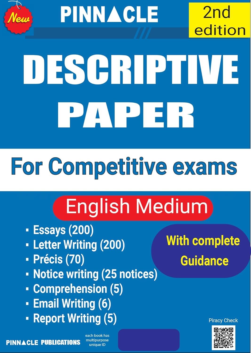 Pinnacle Descriptive Paper – For Competitive Exams ( IAS / competitive exam books