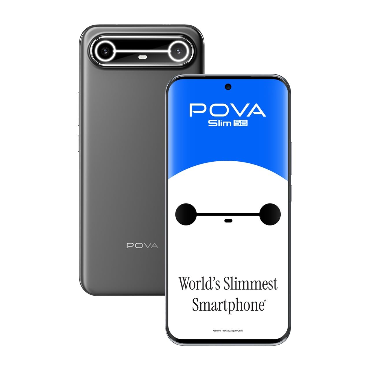 Pova Slim 5G (Cool Black, 8GB+128GB) Mobile Phones