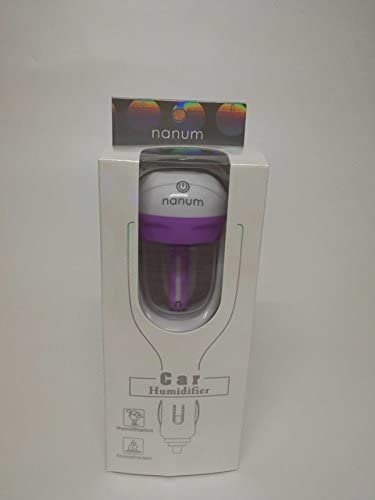 Purple with box12V Car Humidifier Mini Air Purifier Freshener Car car air purifier