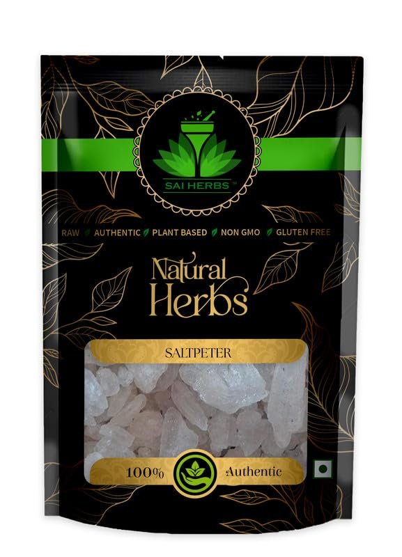 SAI HERBS Salt Petre | Pure & Natural | 1 Tata Salt 1 kg Iodised Namak