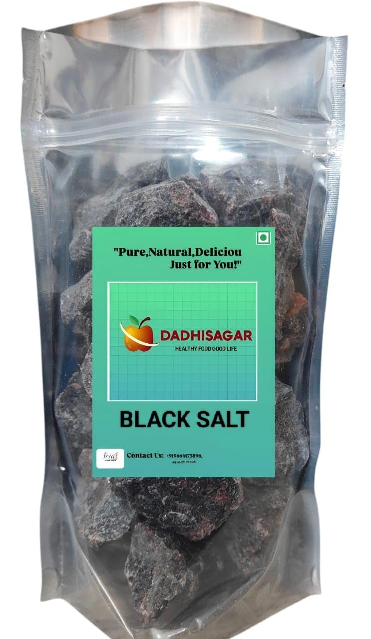 DADHISAGAR Himalayan Black Salt Crystal 1 kg (Pack of 1) Tata Salt 1 kg Iodised Namak