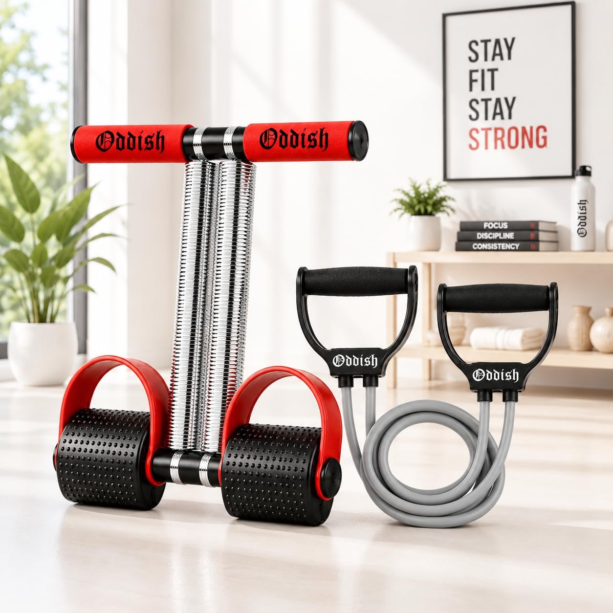 ODDISH Way to Fitness Heavy Duty Double Spring Tummy Trimmer Sports and fitness equipment