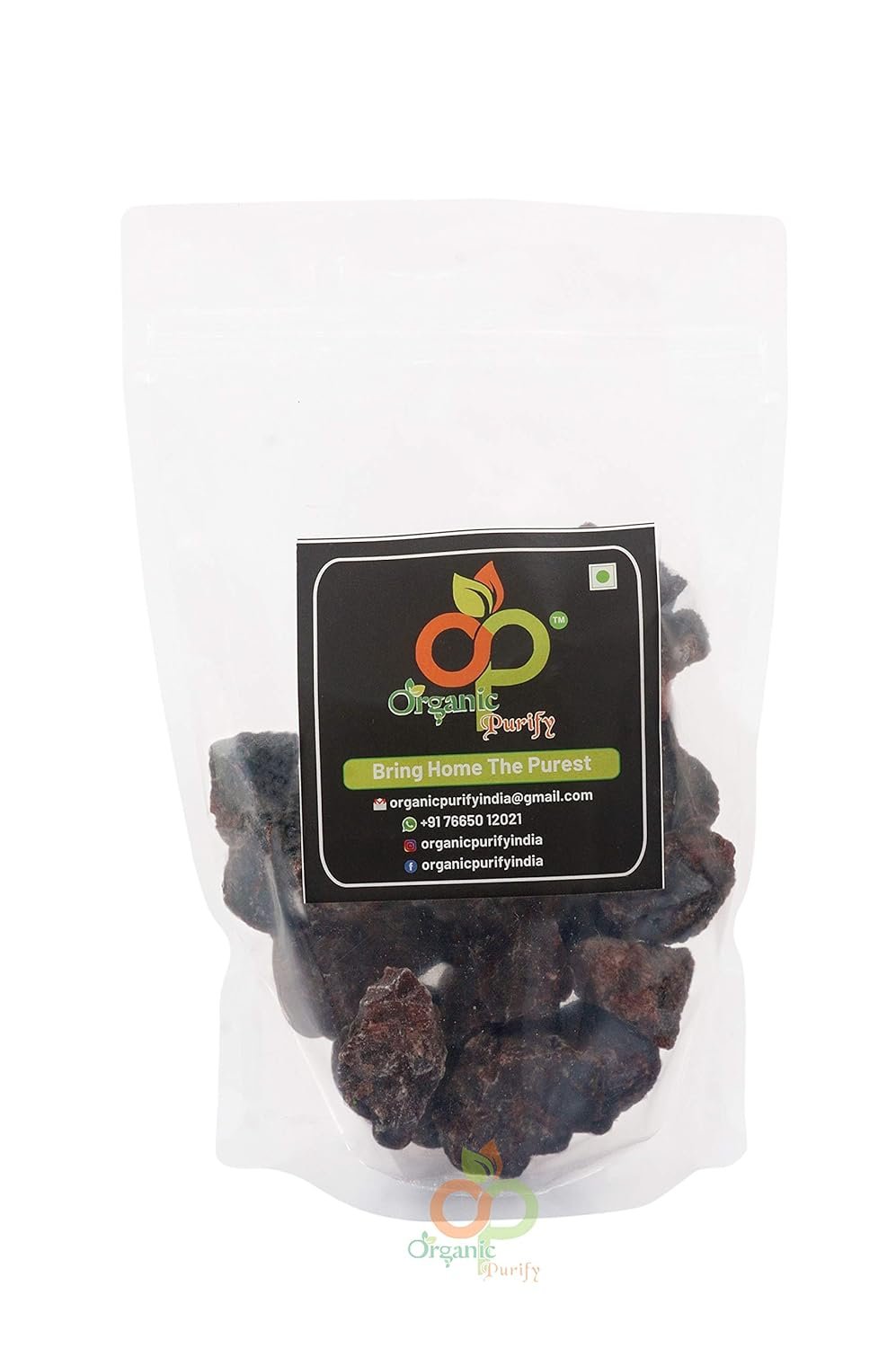 Organic Purify BLACK HIMALAYAN ROCK SALT|KALA NAMAK 1.25KG Tata Salt 1 kg Iodised Namak