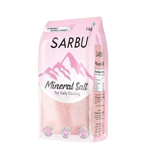 Pink Salt Powder 1 Kg | Sendha Namak | Mineral-rich Tata Salt 1 kg Iodised Namak