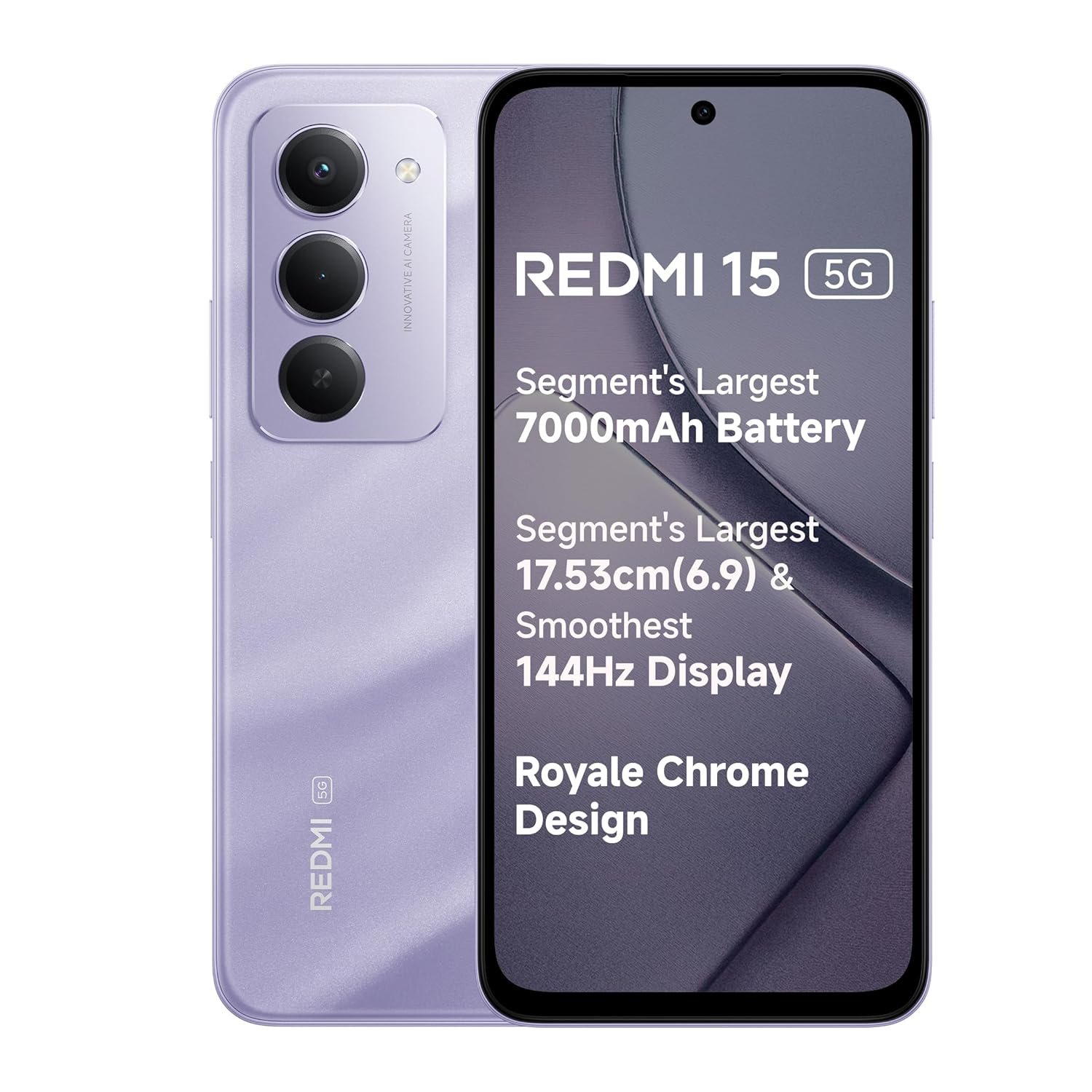 Redmi 15 5G Sandy Purple 6GB + 128GB | Segment's Mobile Phones