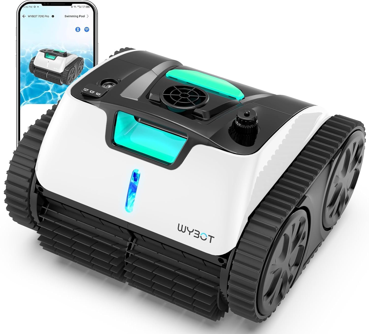 WYBOT S1 Premium Cordless Pool Vacuum, Robotic Pool Cleaner with robotic vacuum cleaner