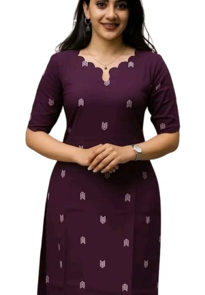 Women Cotton Printed Kurti | Casual Ethnic Kurta for Office womens kurti
