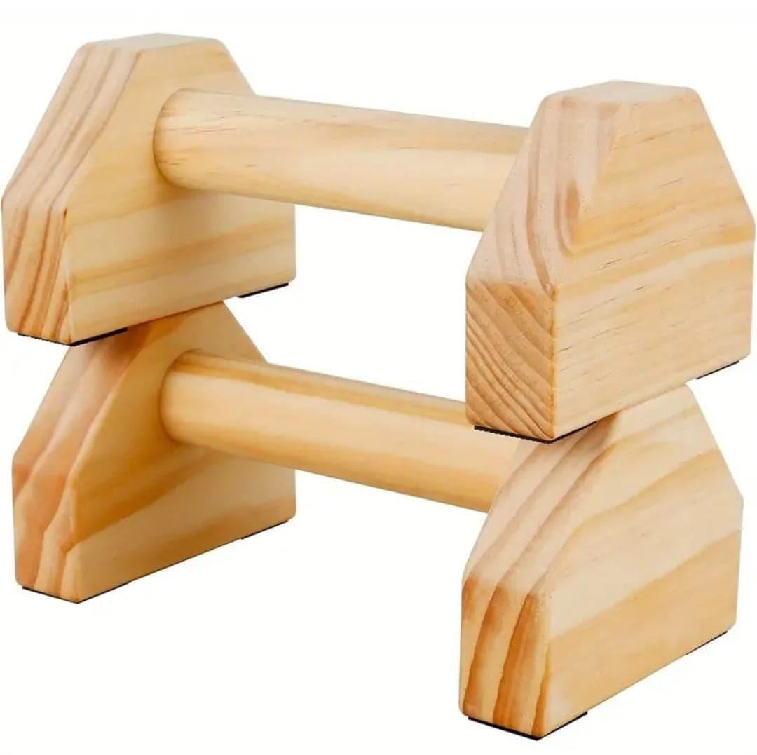 Wooden Push Up Bars for Calisthenics & Handstand Training | Sports and fitness equipment